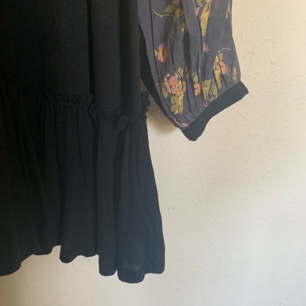 Black Boho Free People Dress - image 3